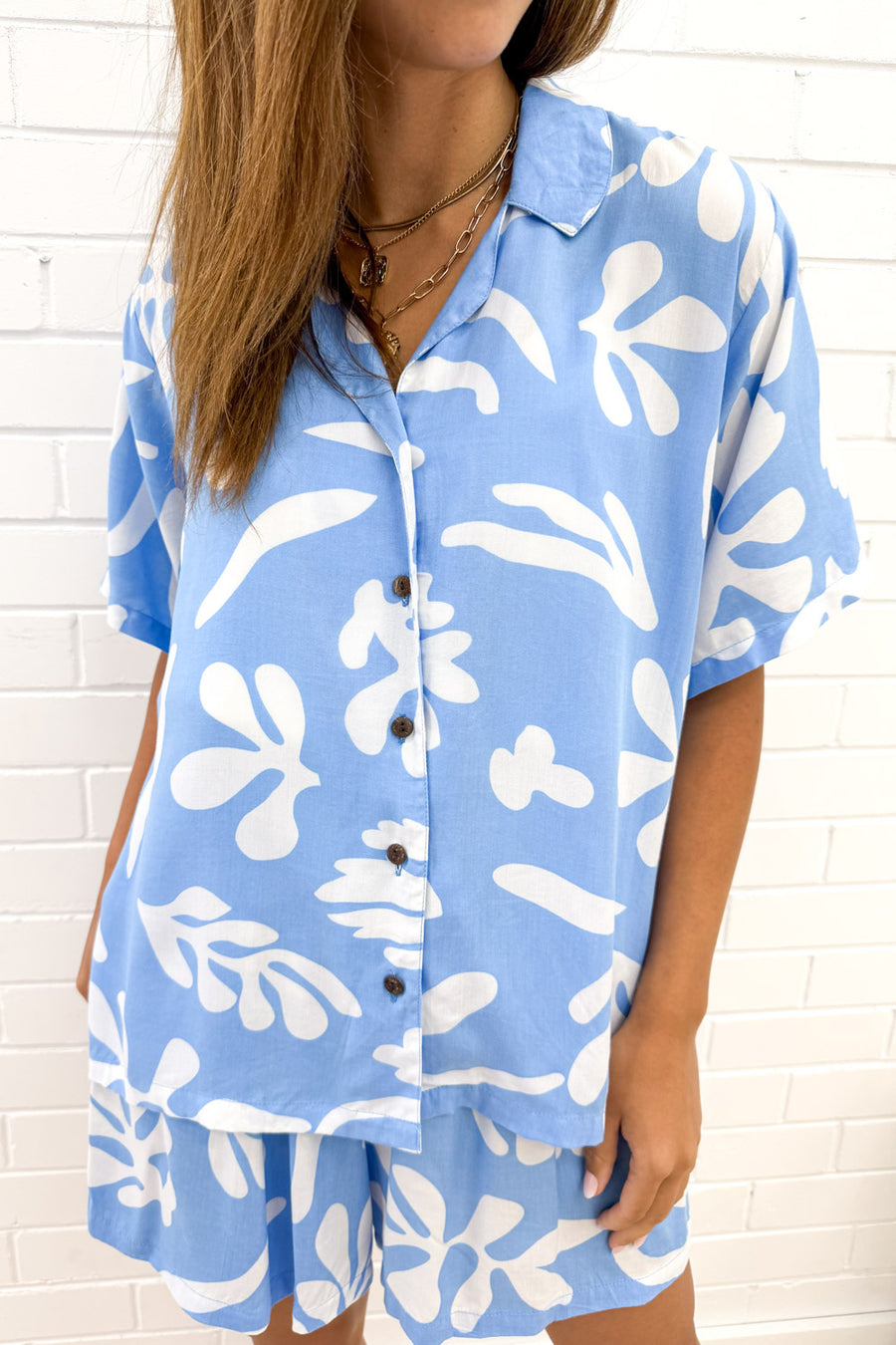 Blue White