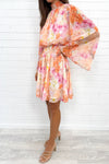 Orange Pink Floral