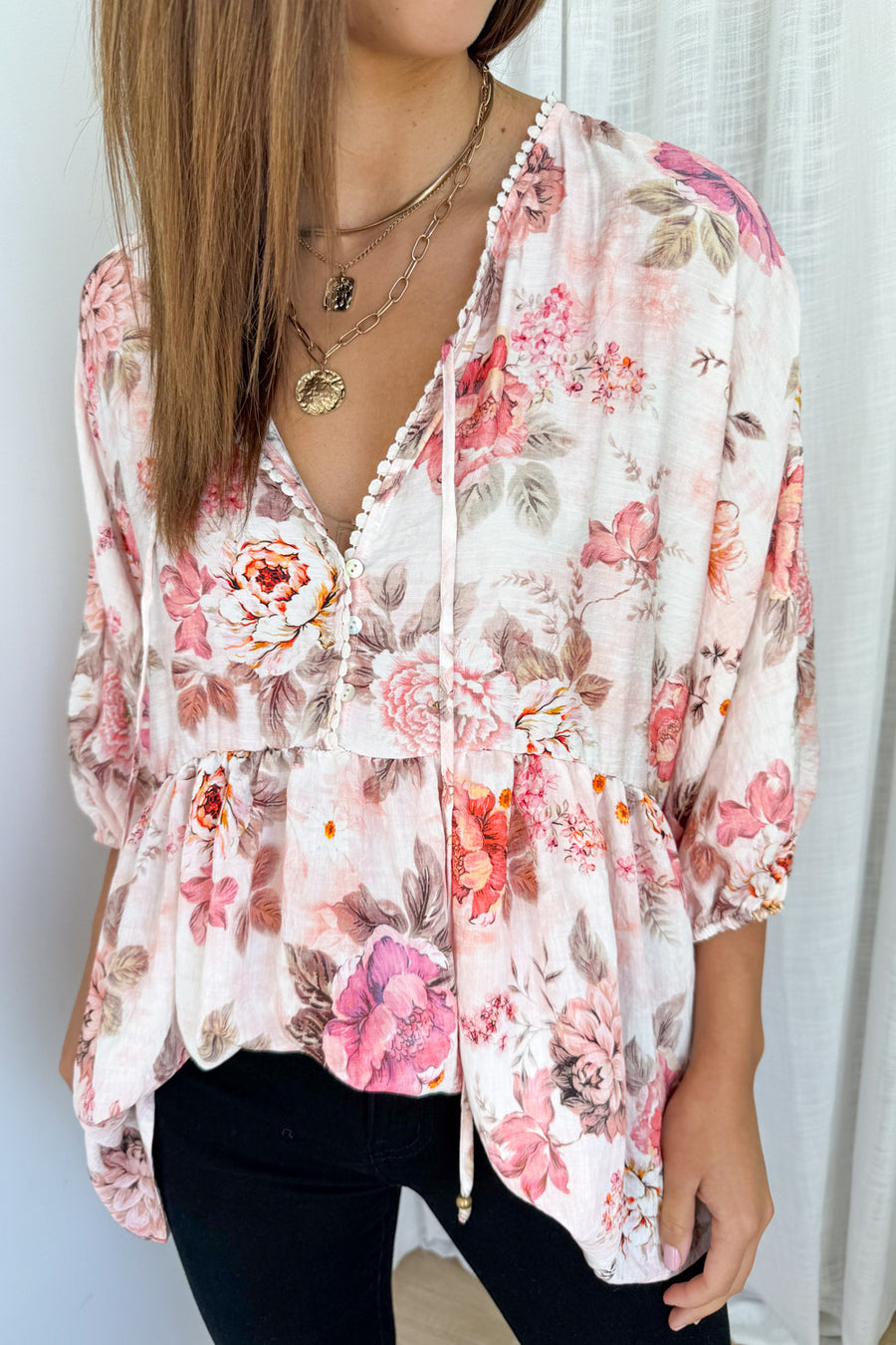 Pink Vintage Floral