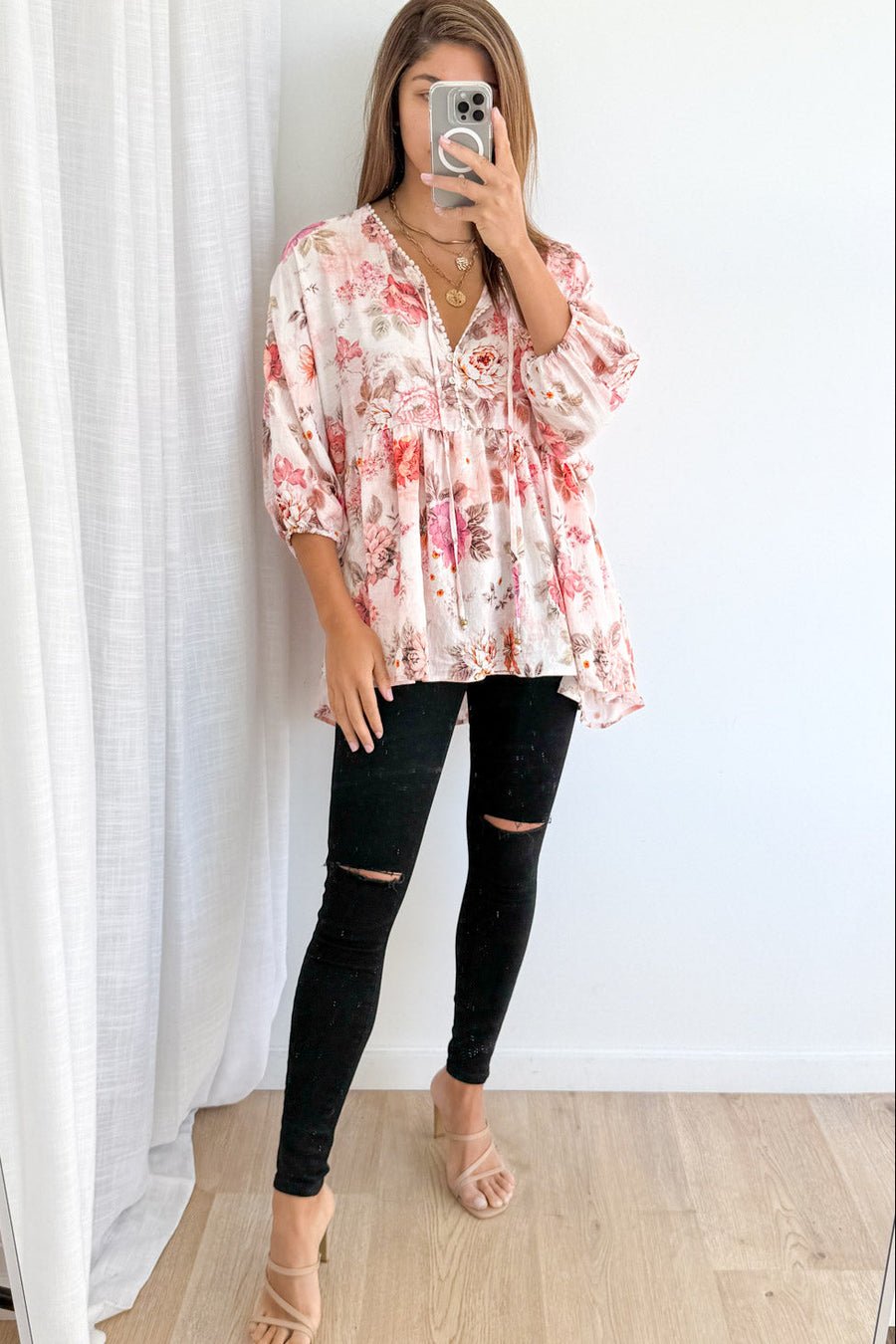 Pink Vintage Floral
