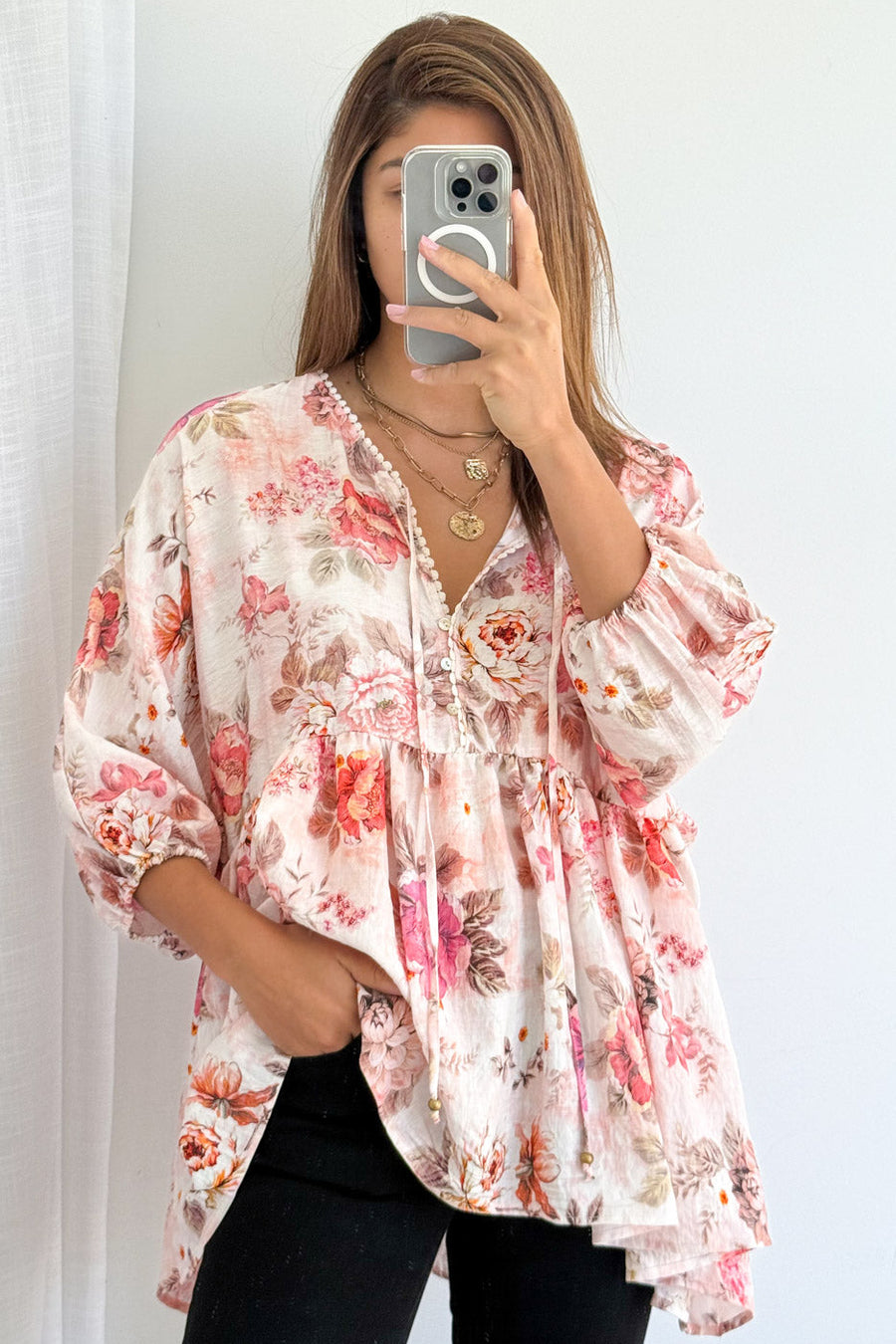 Pink Vintage Floral