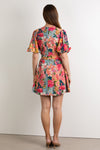 Fuchsia Teal Floral