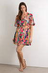 Fuchsia Teal Floral