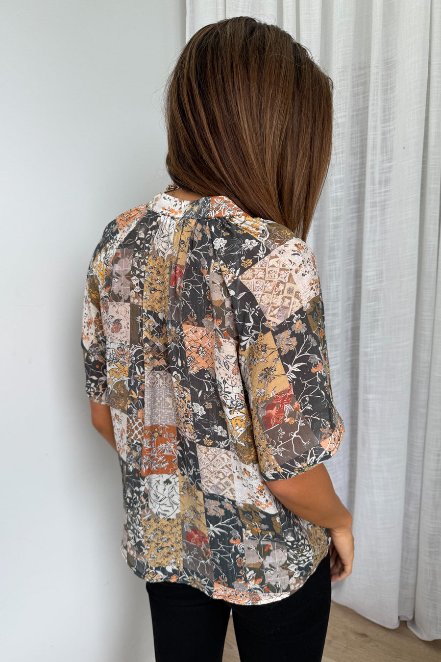 Black Multi Patchwork