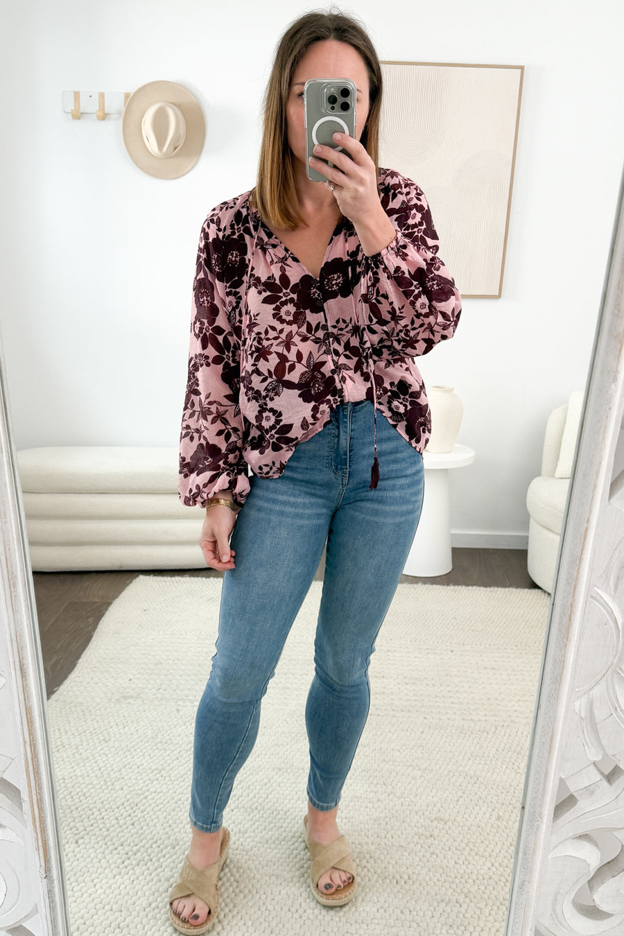 Pink Wine Floral