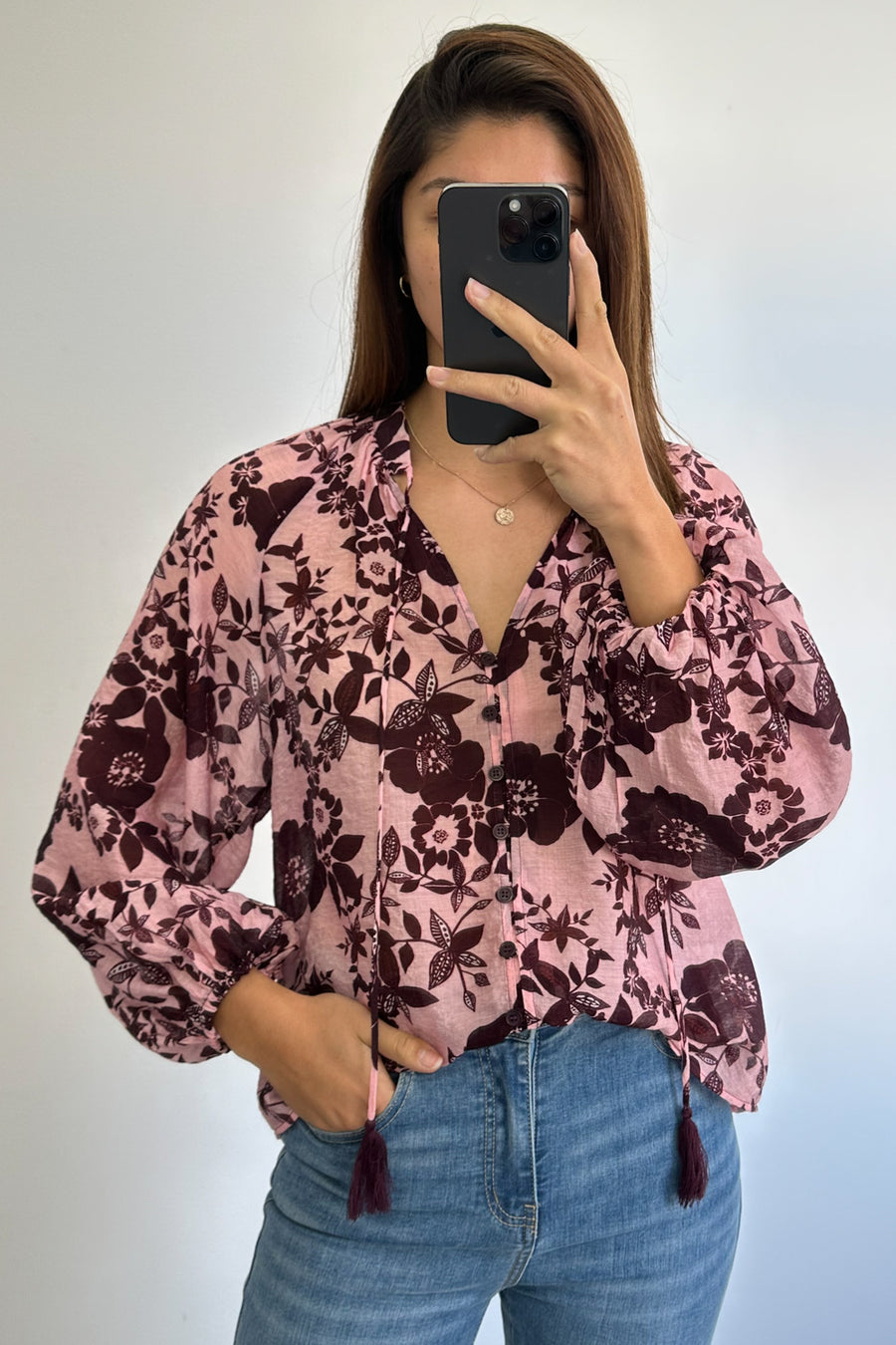 Pink Wine Floral