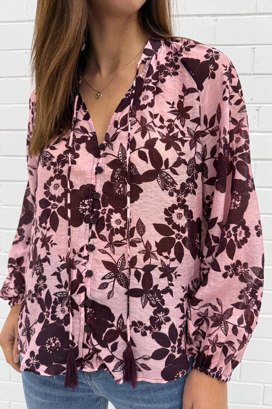 Pink Wine Floral