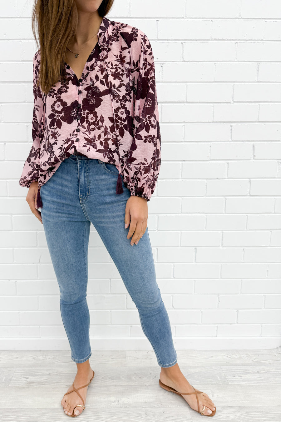 Pink Wine Floral