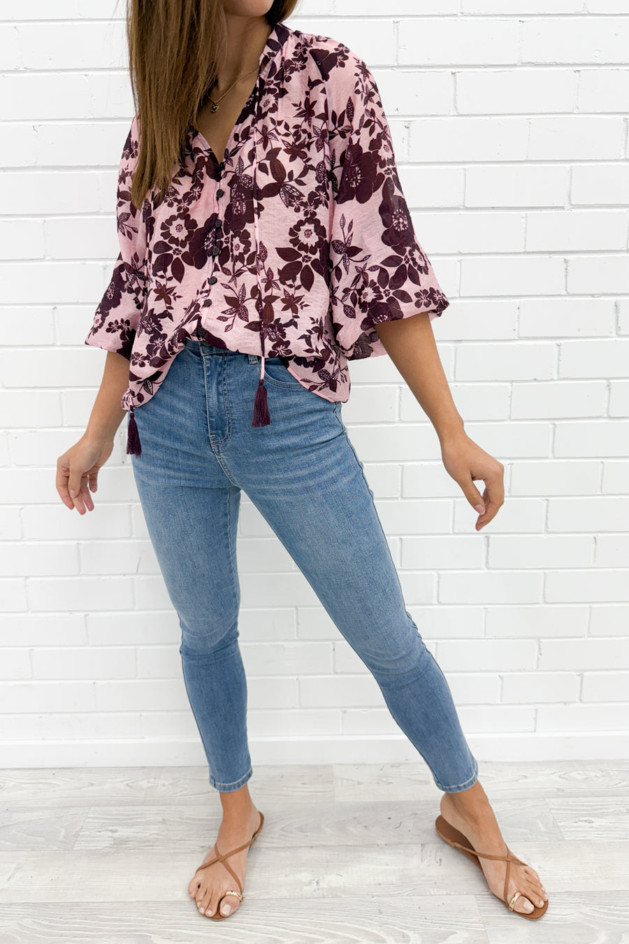 Pink Wine Floral