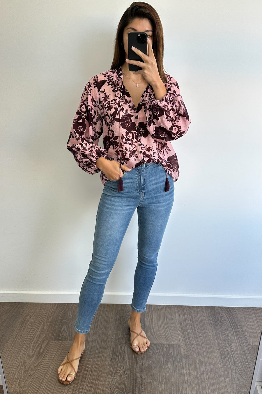 Pink Wine Floral