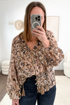 Taupe Paisley
