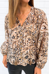 Taupe Paisley