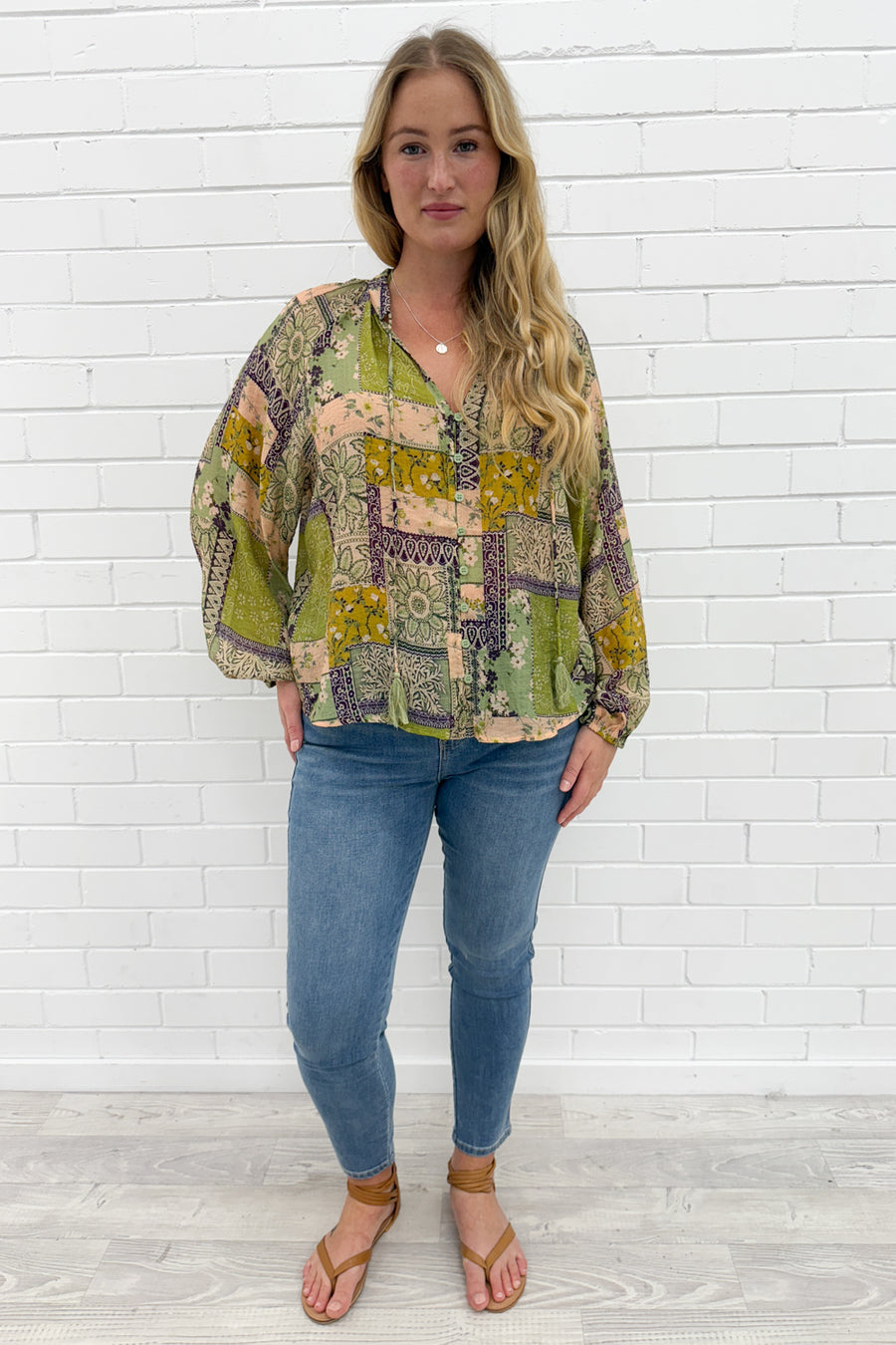 Green Patchwork