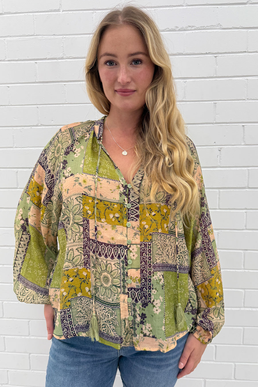 Green Patchwork