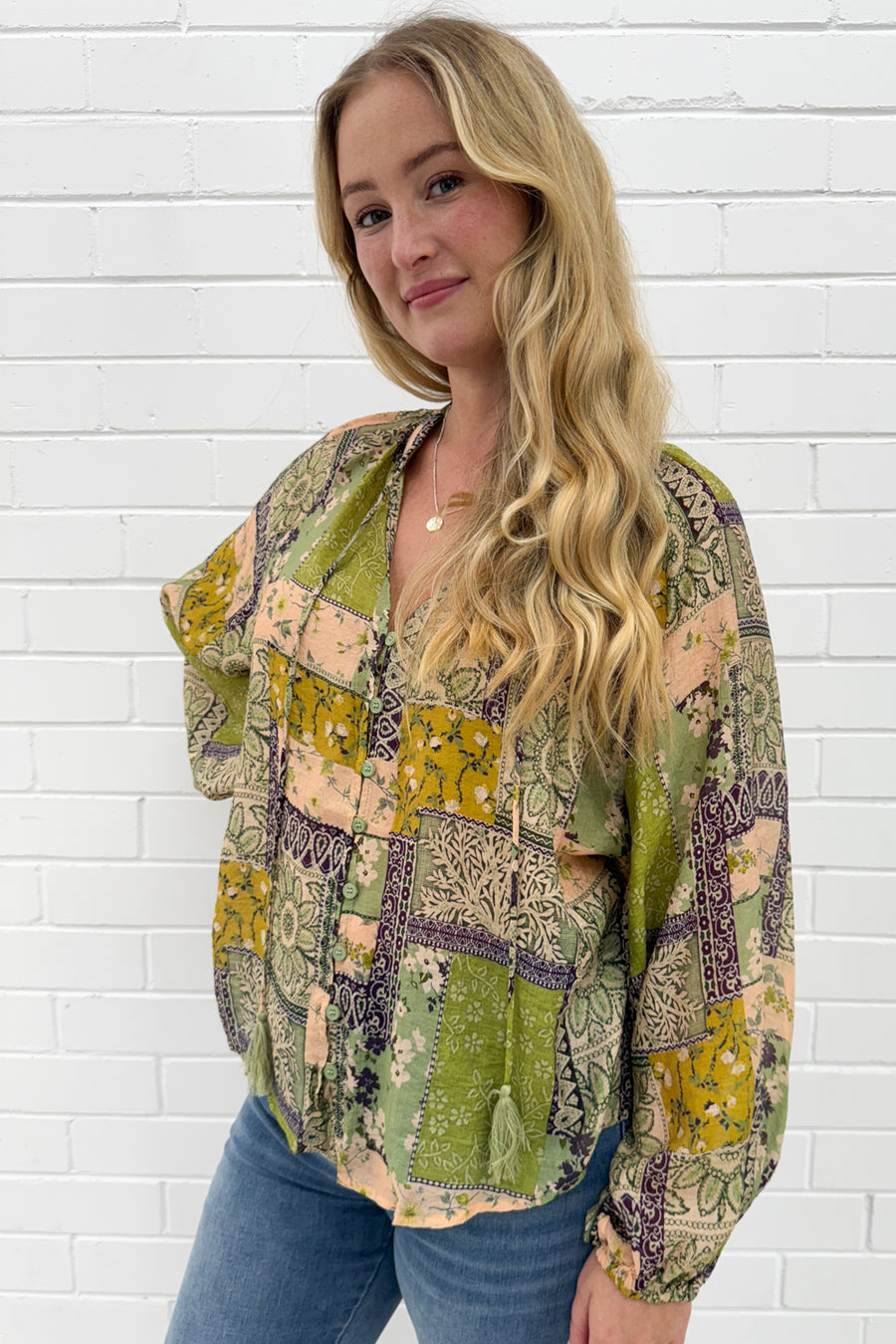 Green Patchwork