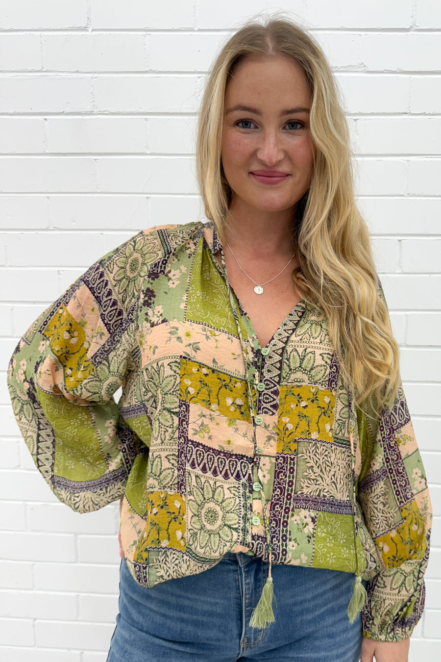 Green Patchwork