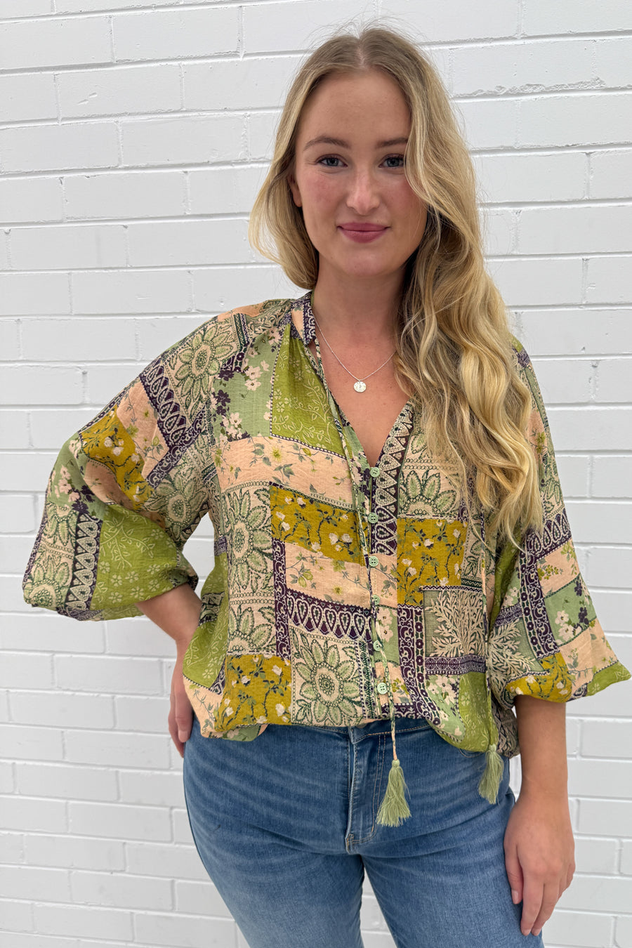 Green Patchwork