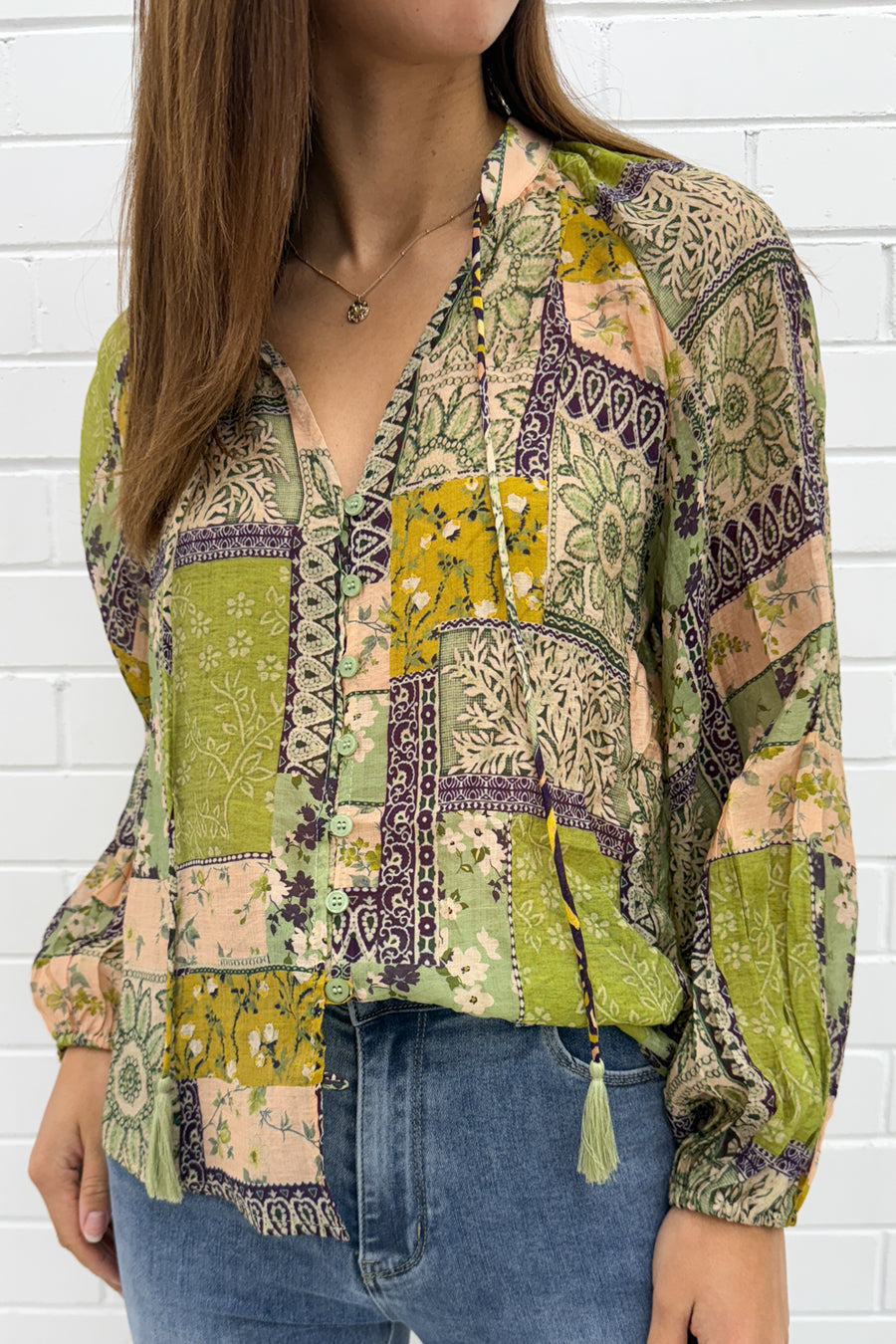 Green Patchwork