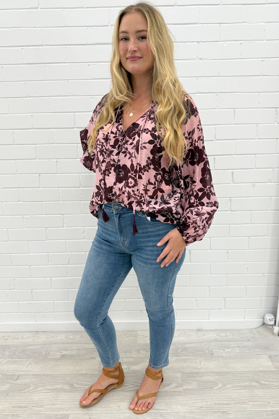Pink Wine Floral