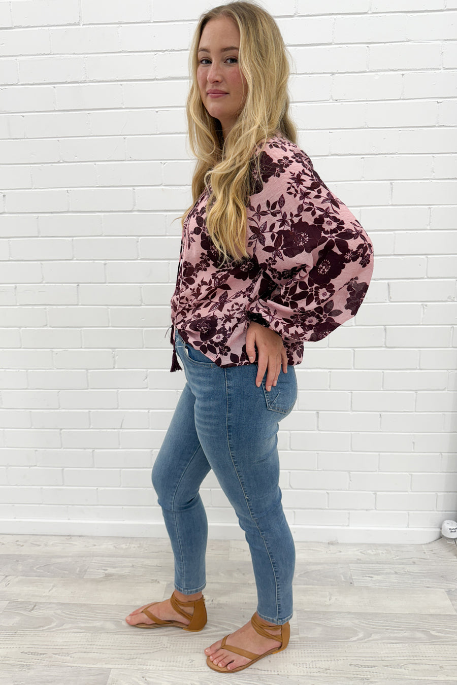 Pink Wine Floral