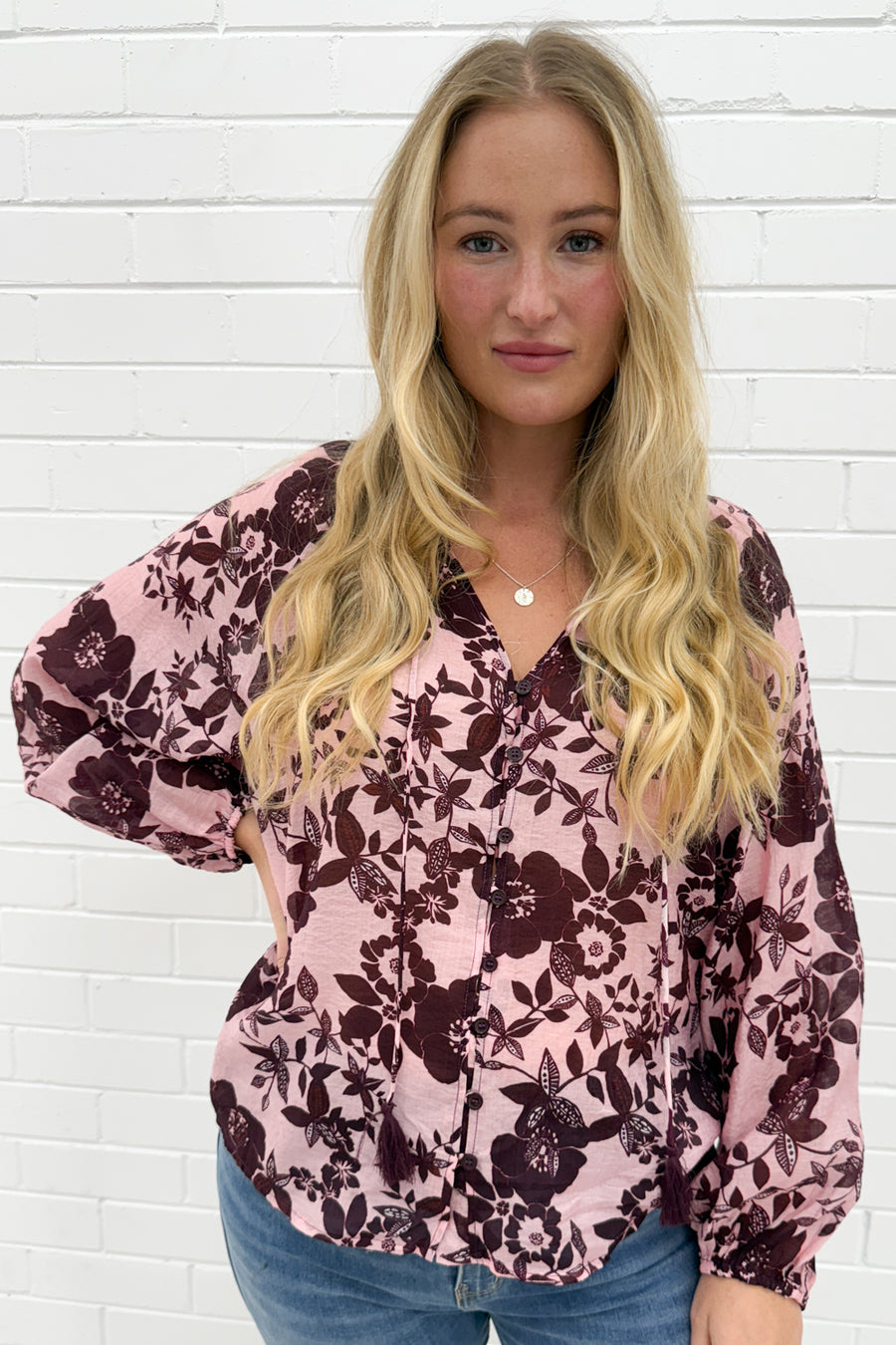 Pink Wine Floral