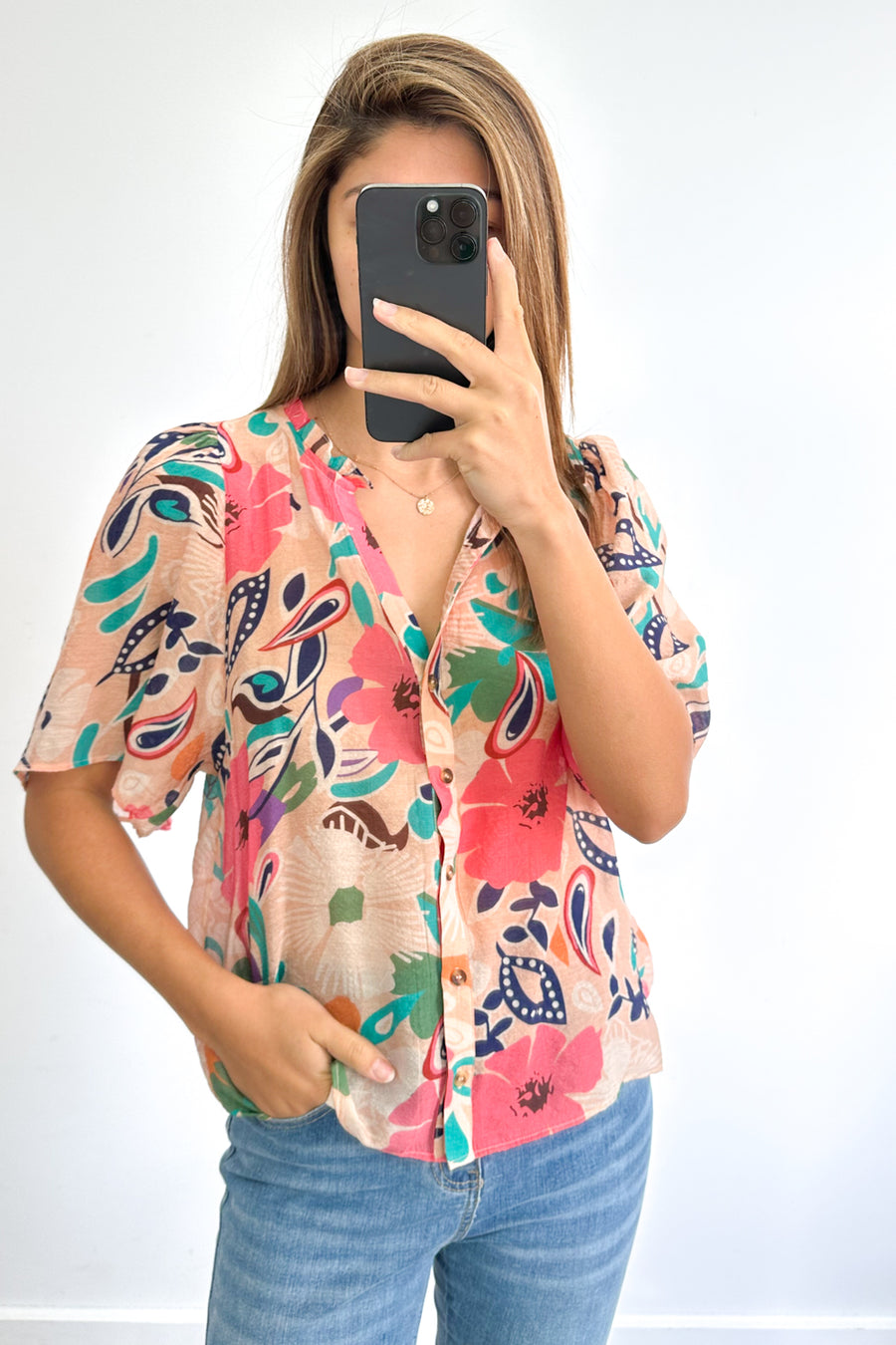 Peachy Floral