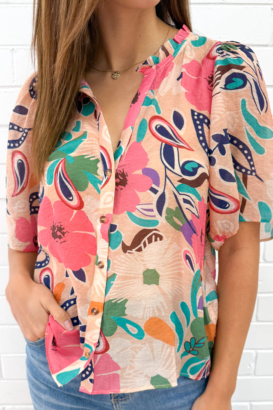 Peachy Floral