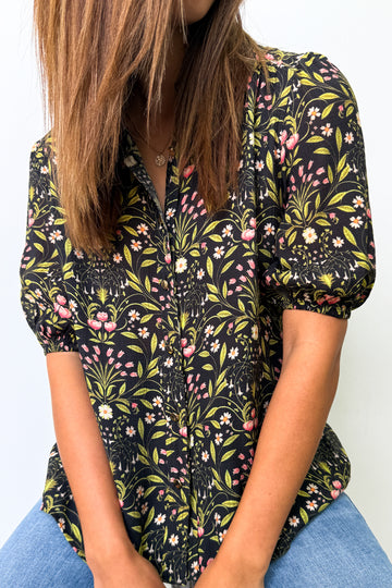 Black Floral: kym