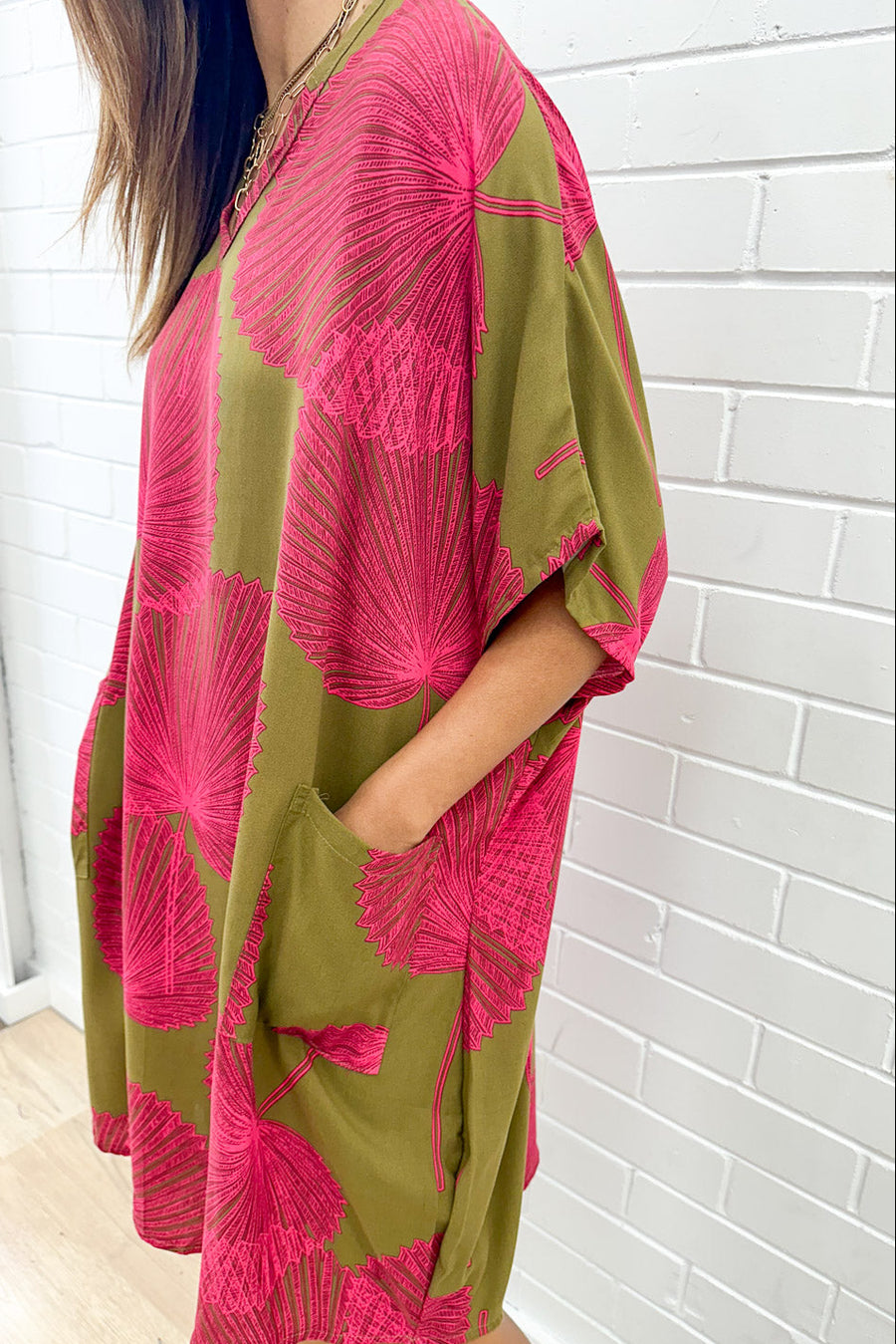 Olive Pink Palm
