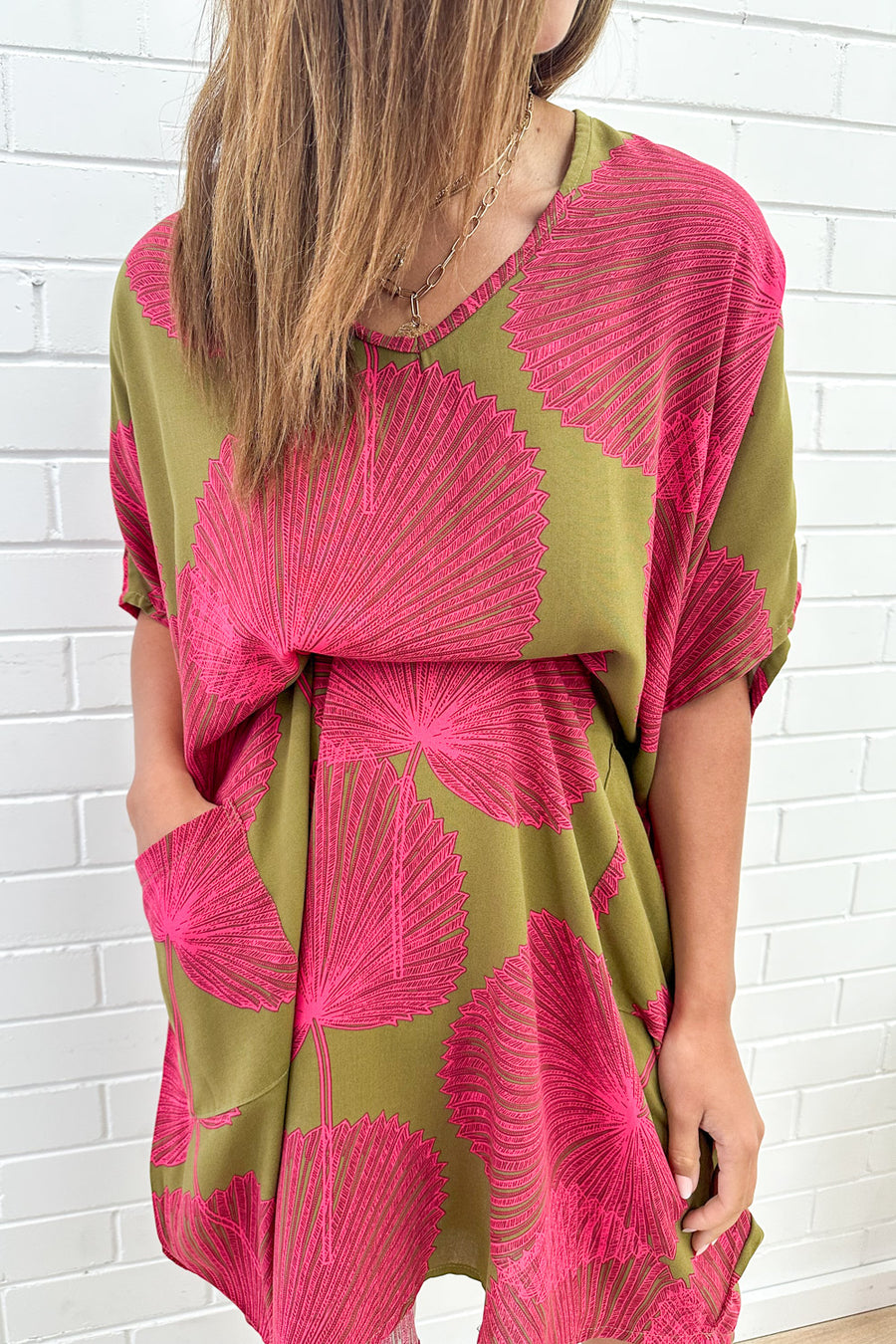 Olive Pink Palm