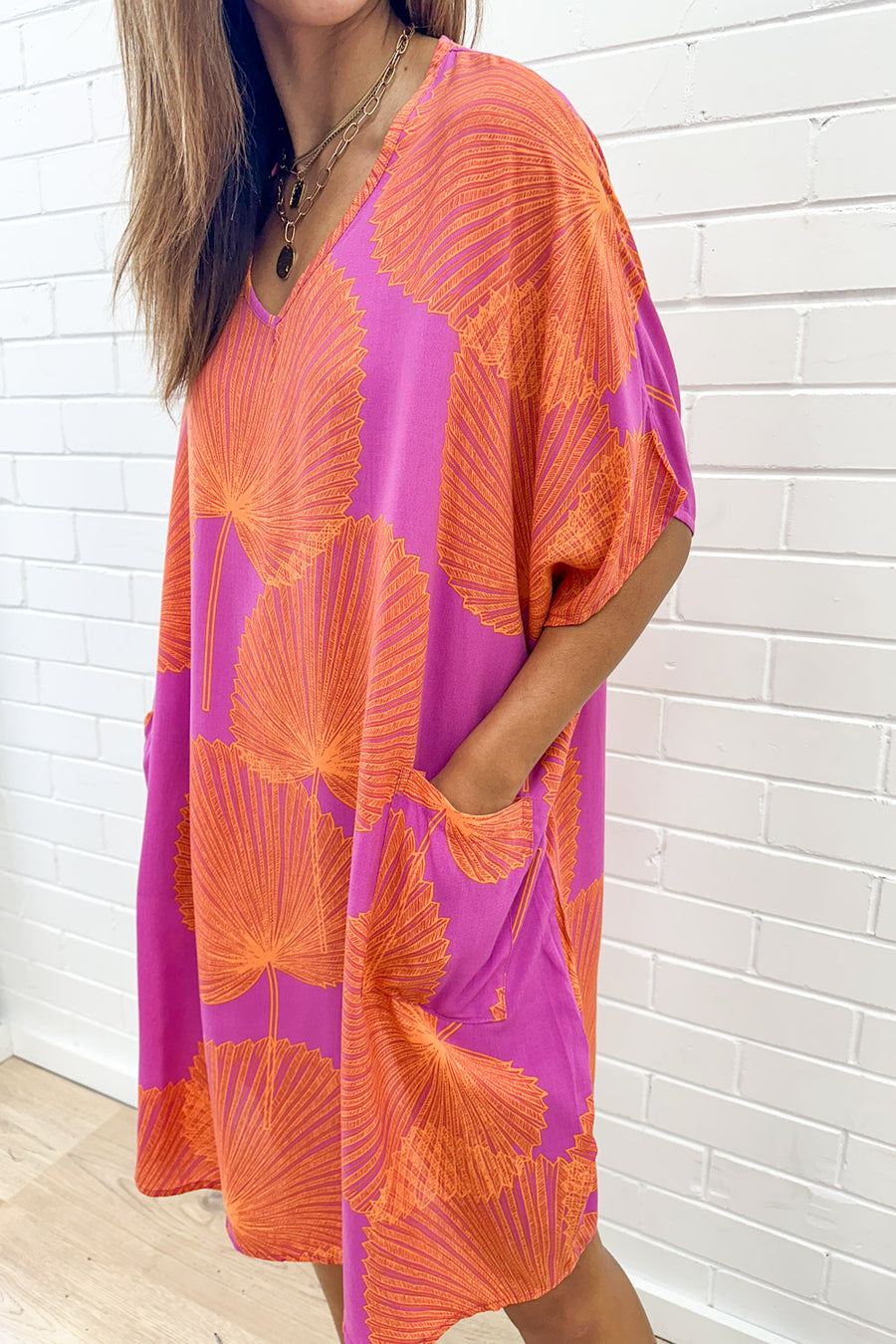 Purple Orange Palm