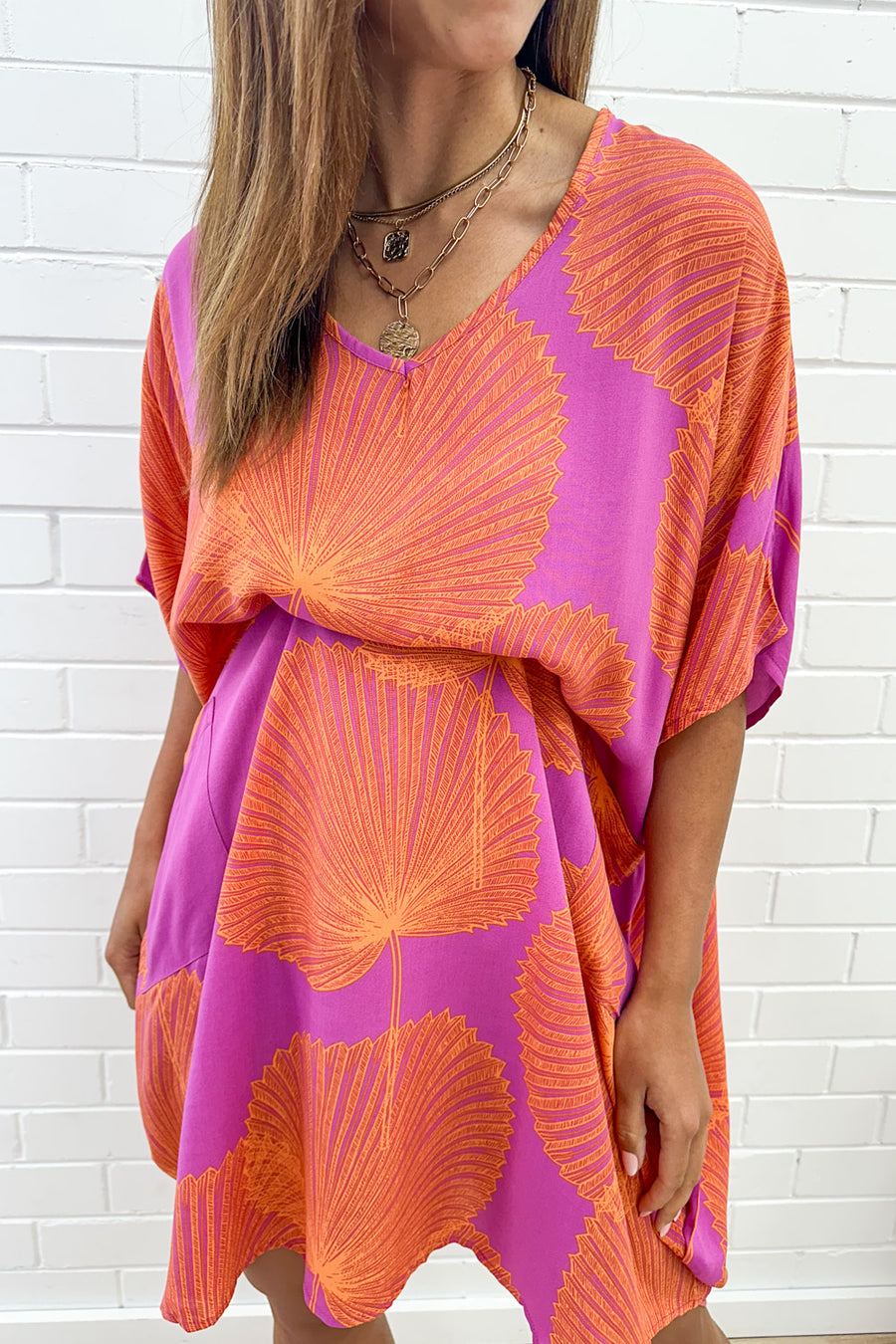 Purple Orange Palm