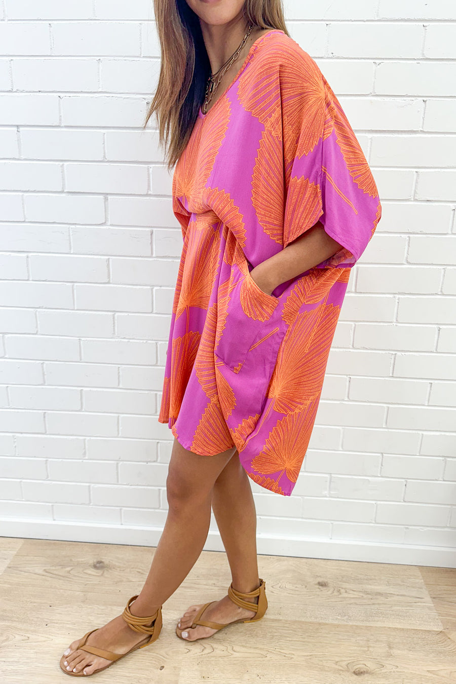 Purple Orange Palm