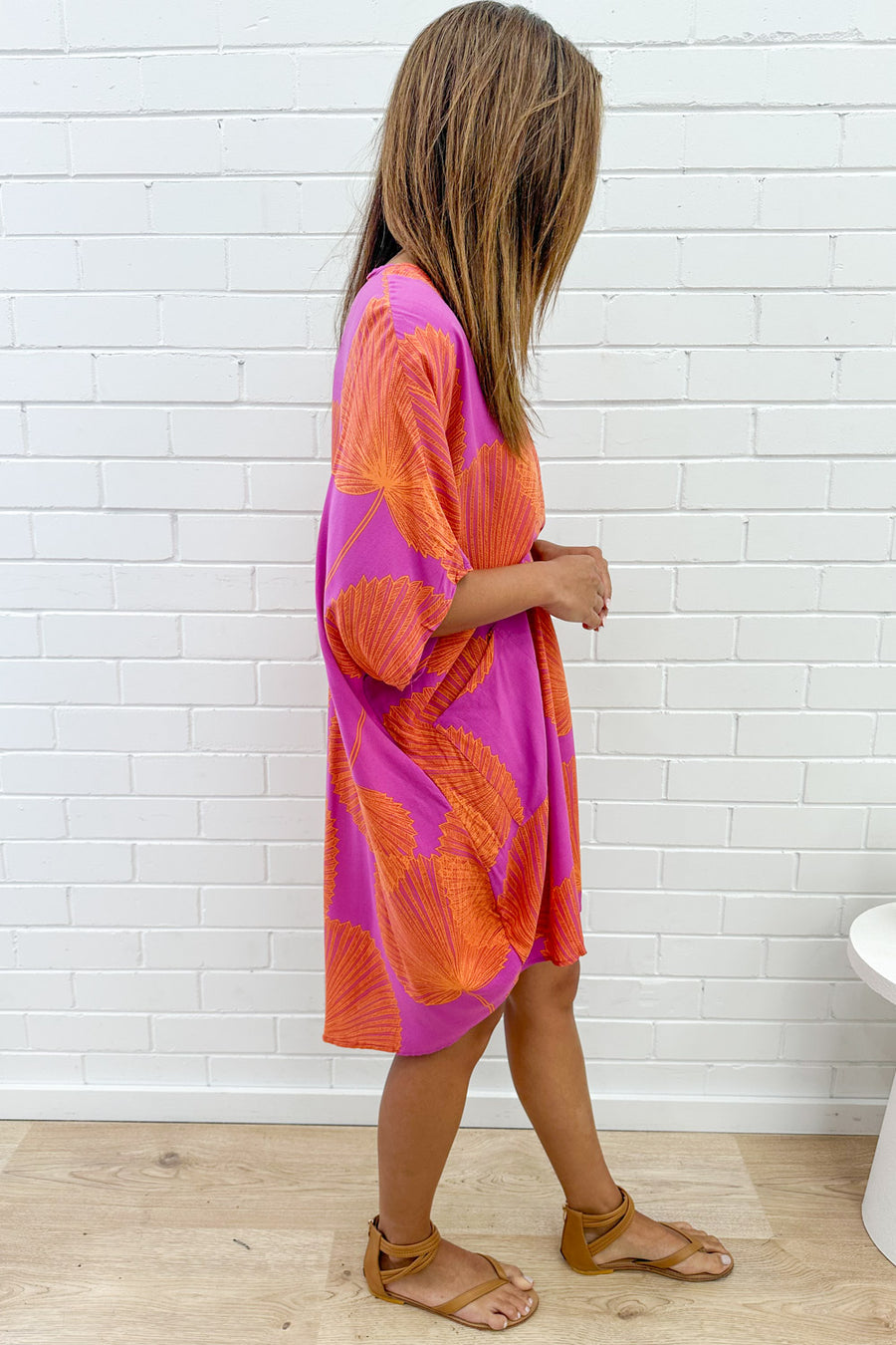 Purple Orange Palm