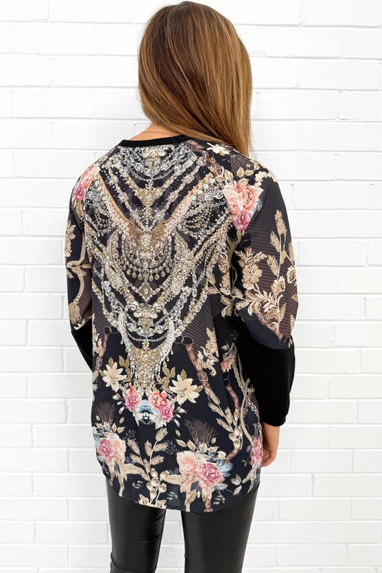 Black Floral: kym