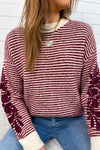 Berry Cream Stripe