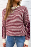 Berry Cream Stripe