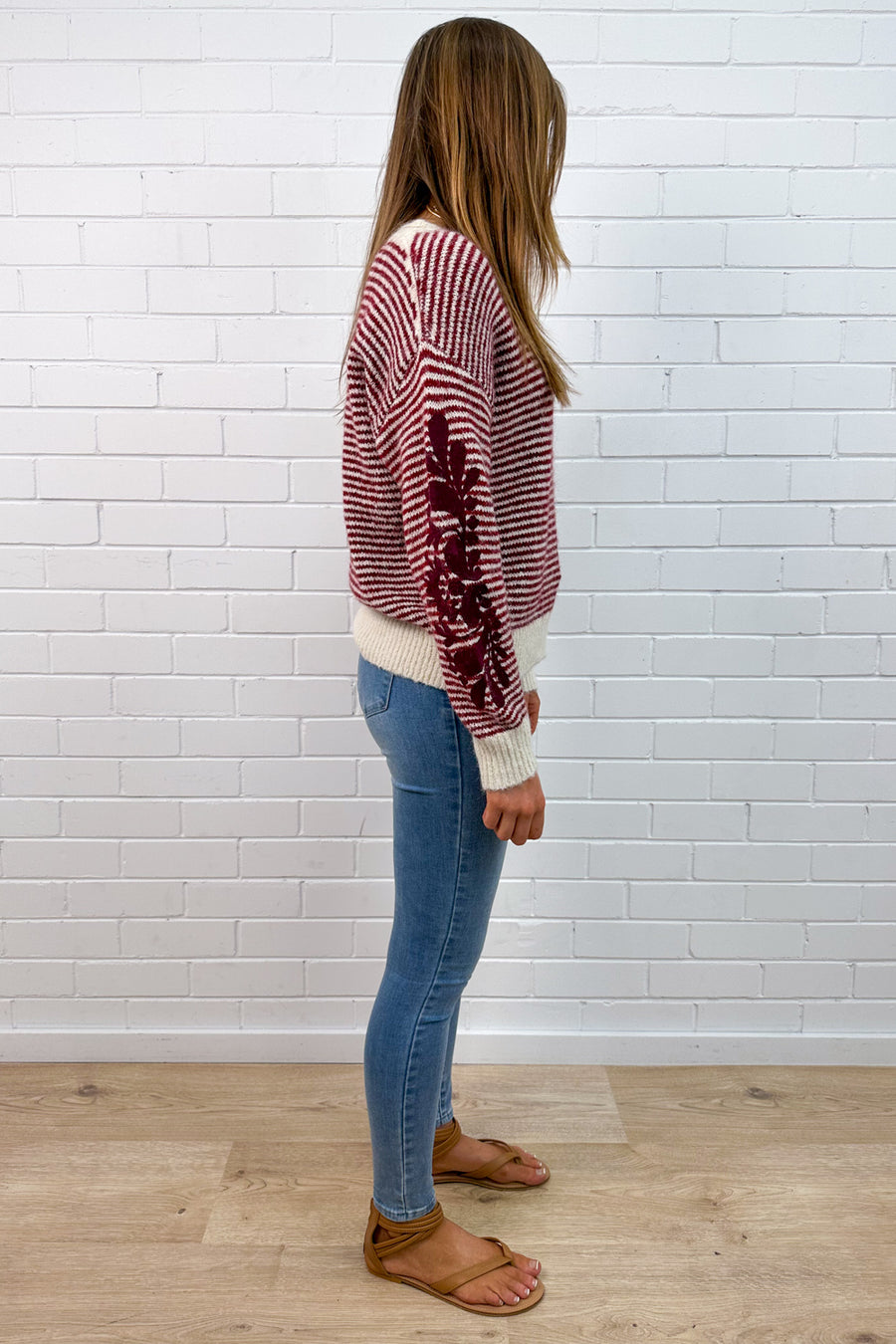 Berry Cream Stripe