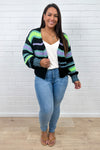 Black Fluro Stripe