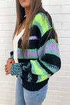 Black Fluro Stripe