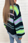 Black Fluro Stripe