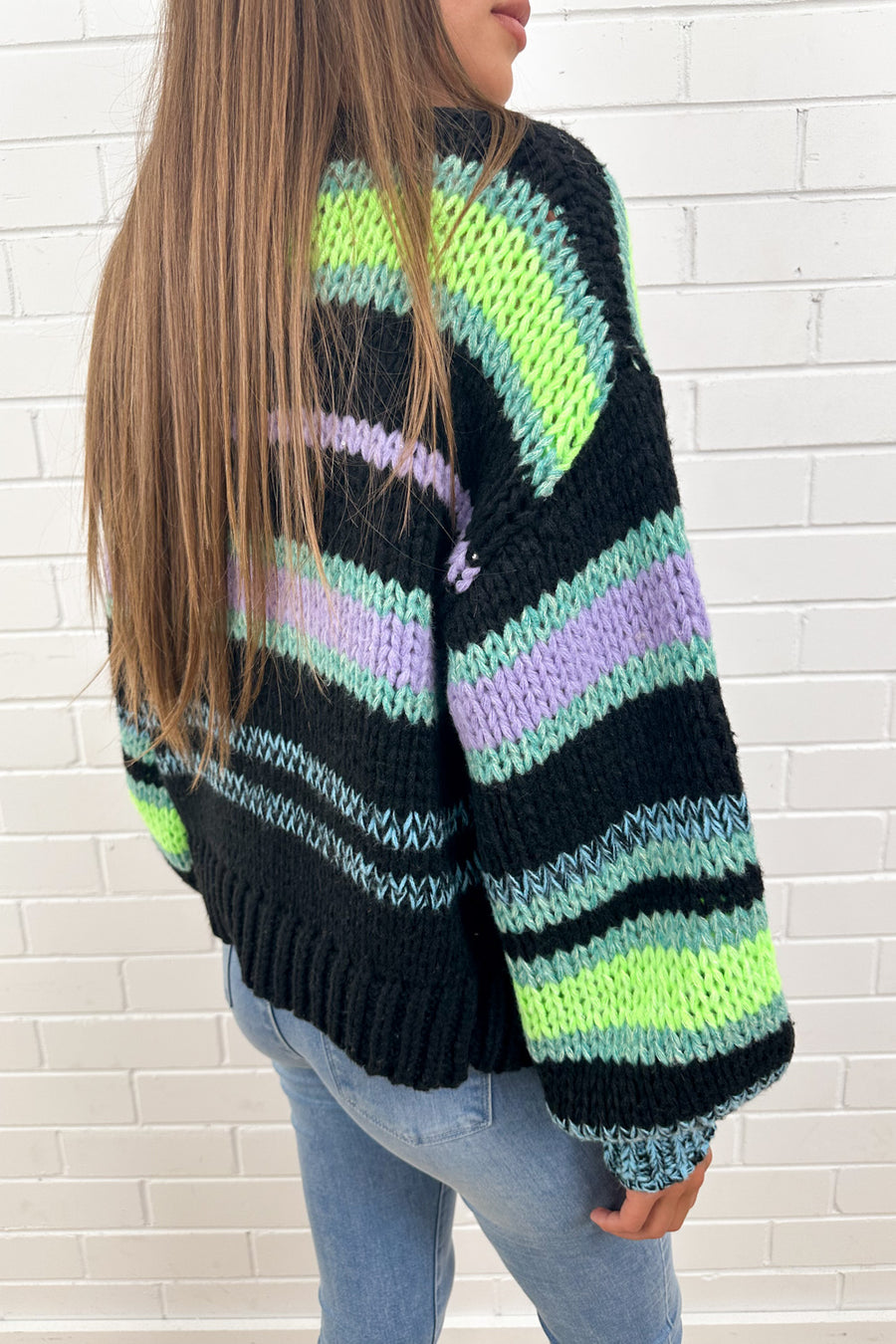 Black Fluro Stripe