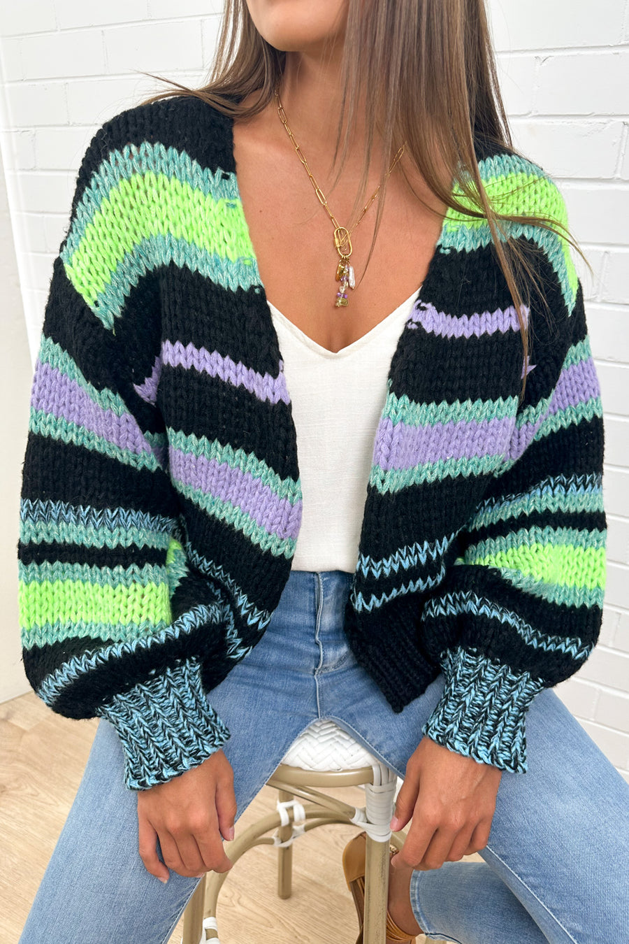 Black Fluro Stripe
