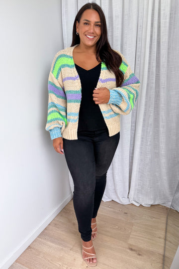 Fluro Stripe: ash