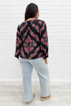 Black Pink Floral