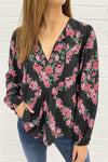 Black Pink Floral