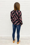 Black Pink Floral