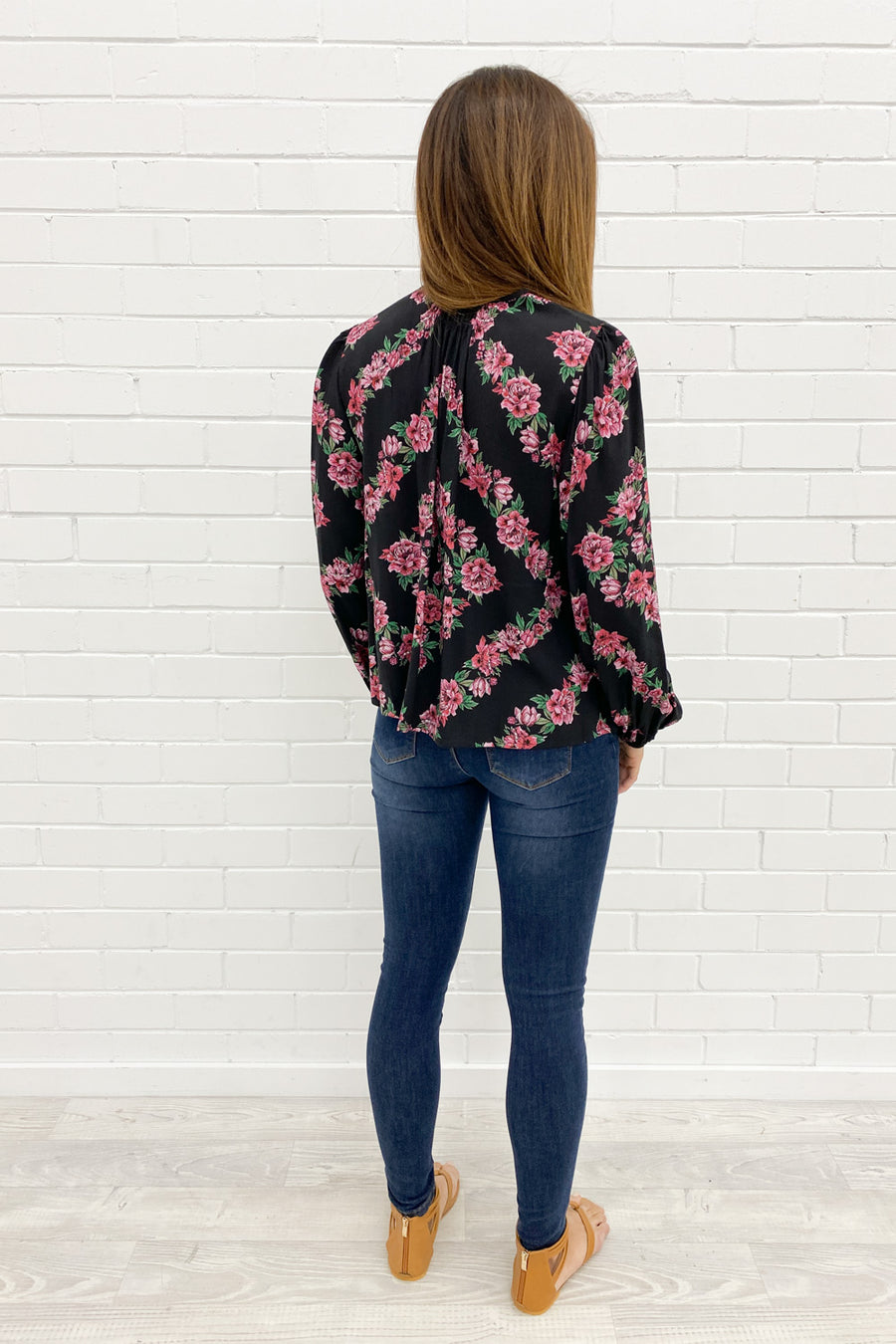 Black Pink Floral
