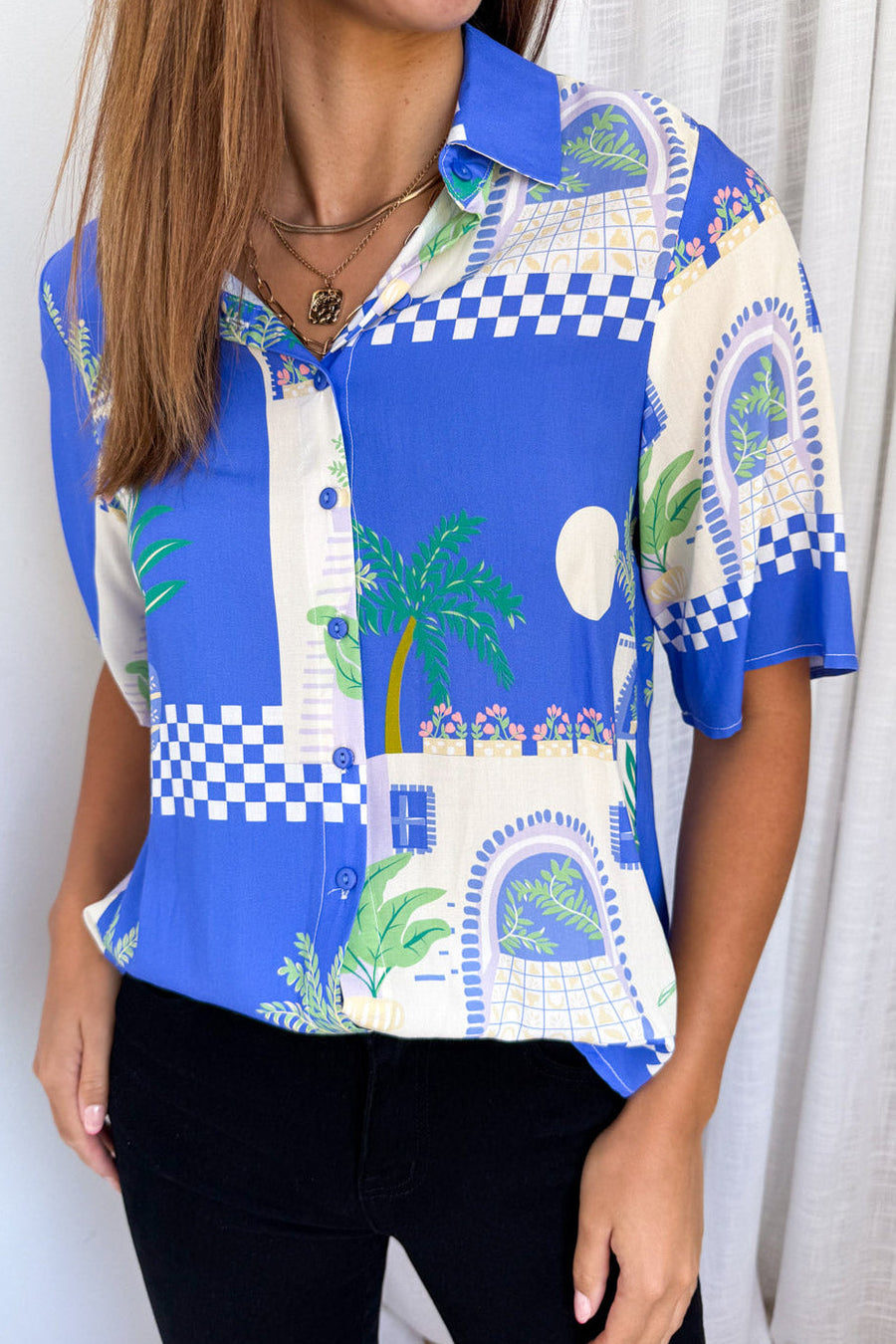 Blue Villa Print