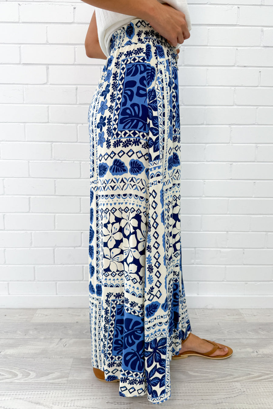 White Blue Multi